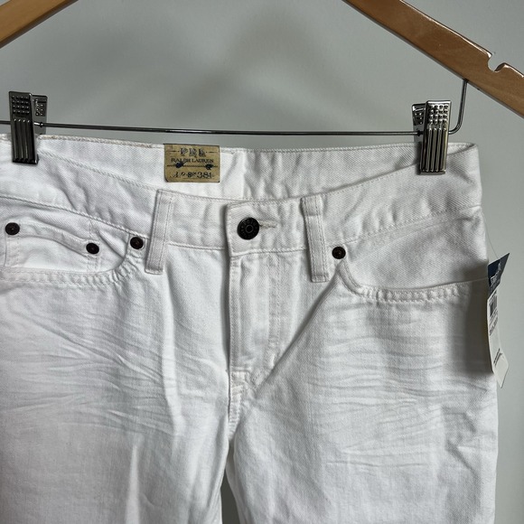 Polo Ralph Lauren Slim 381 White Jeans Boys sz 14 Denim NWT Preppy Pants - Picture 3 of 7